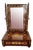 Mahogany Dutch Marquetry Inlaid Dressing Table Mirror, 1800s For Sale