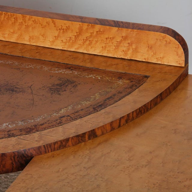 1930s Vintage English Wooden Desk, 1930s For Sale - Image 5 of 10