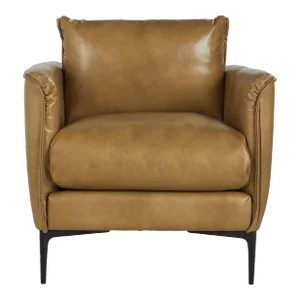 Tahoe Tan Leather Club Chair