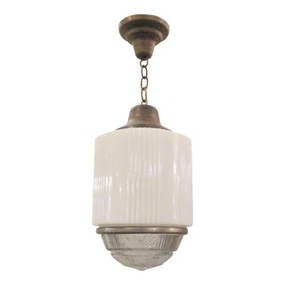 Vintage Art Deco Hanging Lantern For Sale