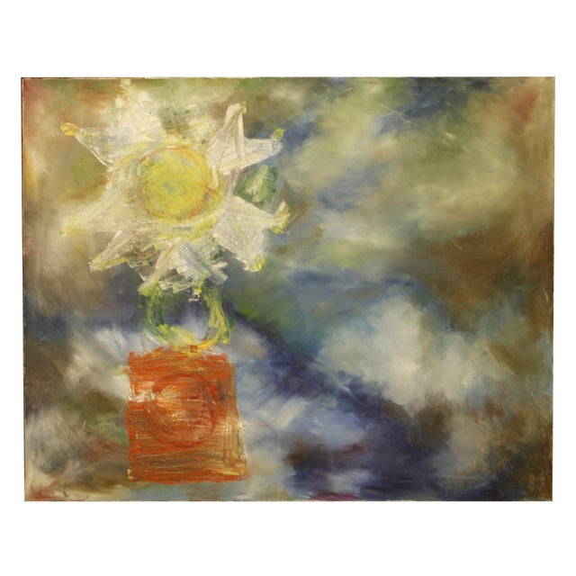 Dutch Artist, Abstract Subject, 1980, Mixed Media on Canvas For Sale