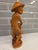 Mid-Century Balinese Art Deco Seated Fisherman With Cast Net Sculpture For Sale In Phoenix - Image 6 of 12