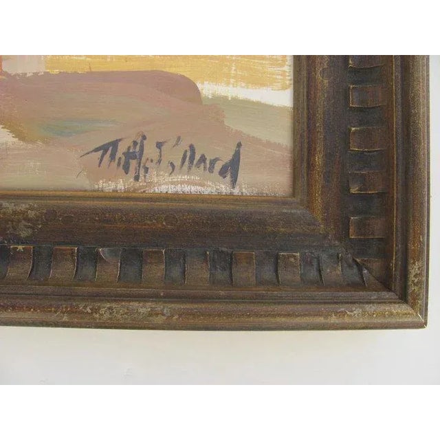 Spanish 1960s Painting of an Adobe Village Spanish For Sale - Image 3 of 7