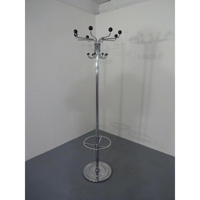 Chrome Plated Steel Tubular Coat Rack, 1940s For Sale - Image 17 of 18