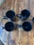 Vintage Fitz and Floyd Mugs Made in Japan during 1980's 4 - Black on Black Herringbone Pattern Mug Dimension: 4.25” width,...