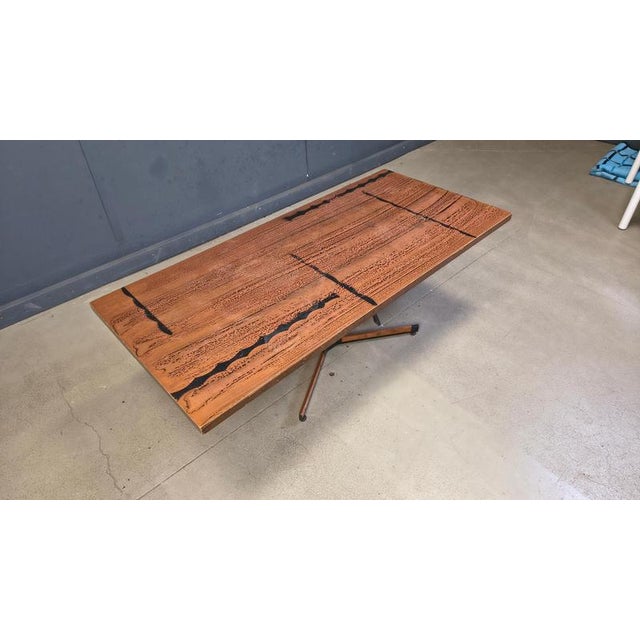 Modernist Adjustable Copper Coffee Table, 1960s For Sale - Image 9 of 16