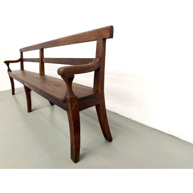 Oak Community Bench, 1900 For Sale - Image 16 of 18