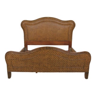 King Size Rattan Island Style Bed For Sale