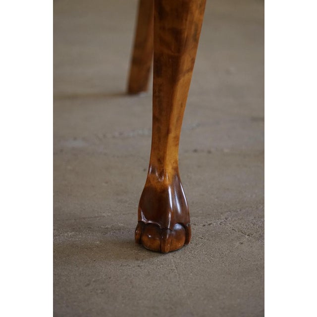 Set of English Chippendale Style Armchairs in Birch, England, 1920s For Sale - Image 13 of 18