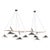 Emily Group of Nine Pendant Light in Steel with Dark Bronze Finish by Moss Objects For Sale - Image 10 of 10