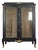 Display Case in Blackened Wood For Sale