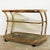 Vintage Brass and Smoked Glass Three Tier Bar Cart attributed to Morex, Italy, 1970s For Sale - Image 13 of 13