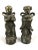 Metal 1920s Antique Chinese Brass Children Statues - a Pair For Sale - Image 7 of 11