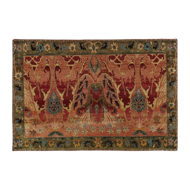Rug & Kilim’s Persian Style Rug With Polychromatic Intricate Floral Patterns For Sale - Image 9 of 9