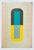 Mixed Media With Turquoise and Yellow For Sale