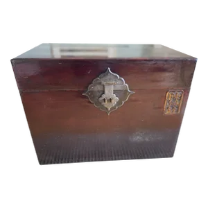 Antique Chinese Scroll Chest (Trunk)