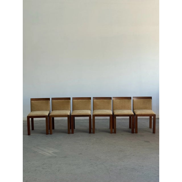 Brown 1970s Teatro Dining Chairs Attributed to Aldo Rossi- Set of 8 For Sale - Image 8 of 12