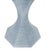 Blue Matthew Izzo Home Octavia 36" Octagonal Light Blue Painted Rattan Pedestal Table For Sale - Image 8 of 11