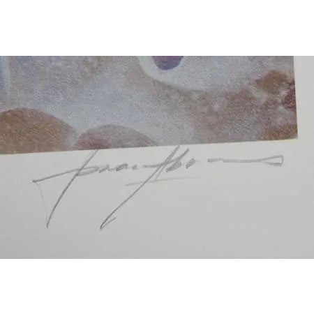 Artist: Isaac Abrams (1939 - ) Title: Atlantis Year: 1979 Medium: Lithograph, Signed and Numbered in Pencil Edition: 250,...