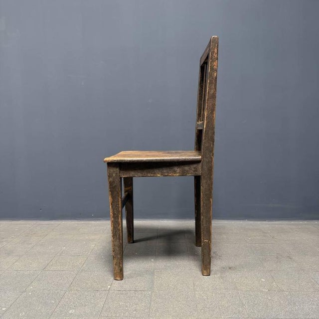 Wood Farmhouse Dining Chair in Wood For Sale - Image 7 of 14