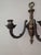 Brass Vintage Pair of Brass Double Arm Wall Candle Scones - a Pair For Sale - Image 8 of 12