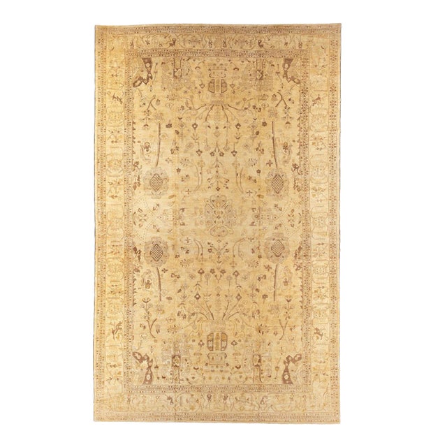 Late 20th Century Palace Size Pishawar Rug - 15'1" x 24'5" For Sale