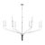 Ian K. Fowler for Visual Comfort Signature Belfair Grande Two-Tier Chandelier in Aged Iron For Sale
