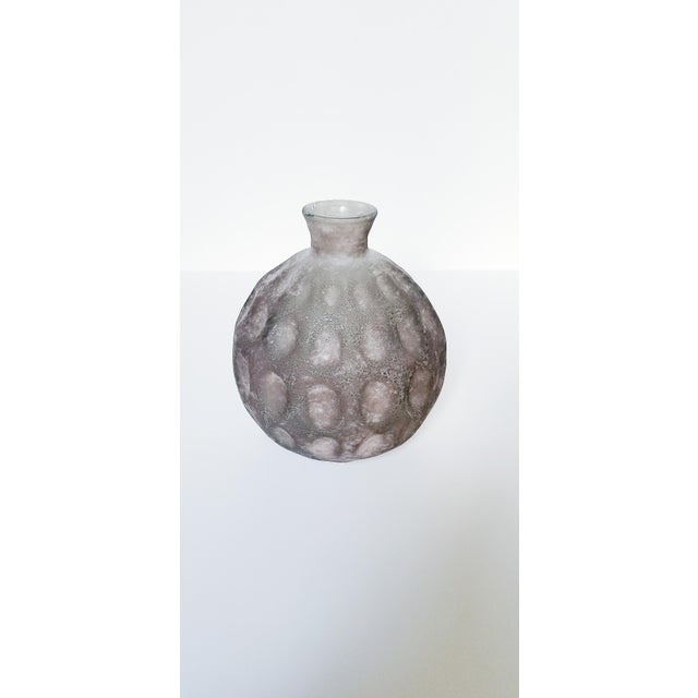 Blush Pink Spanish Frosted Glass Vases Set of 4 Chairish