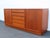 Mid-Century Modern Danish Modern Bow Front Tambour Doors Dresser Sideboard Tv Media Console 6677 For Sale - Image 3 of 18