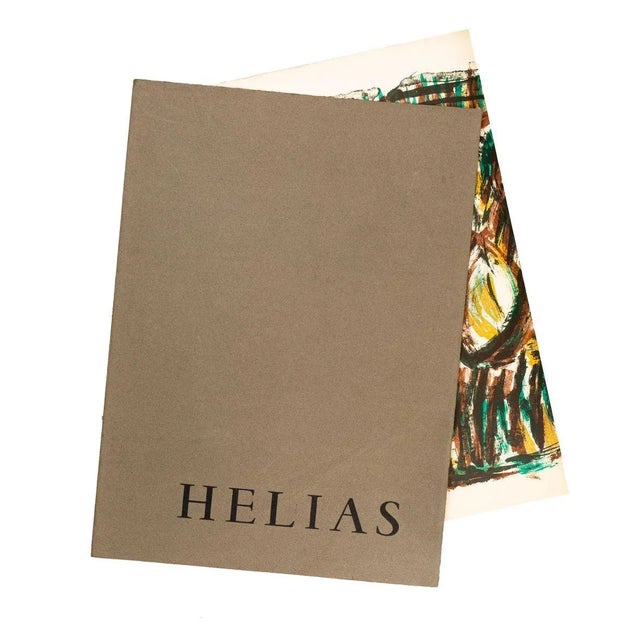 1960s Helias - Original Lithograph by Serge Hélias - 1963 1963 For Sale - Image 5 of 6