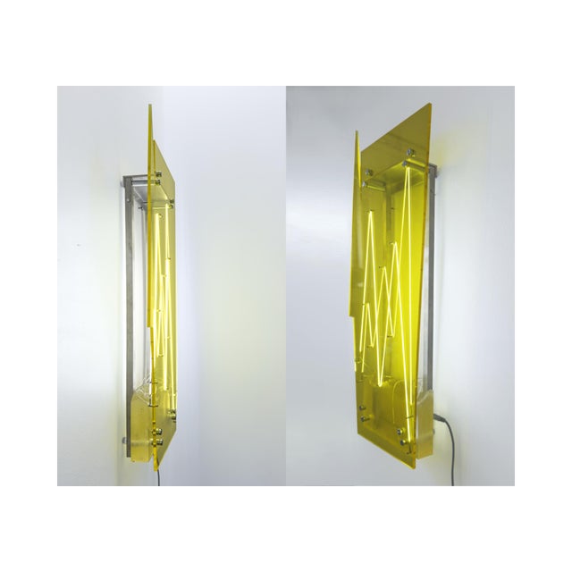 Contemporary Slice of Mountain Landscape Light by Joachim Ramin for Early Light For Sale - Image 3 of 4