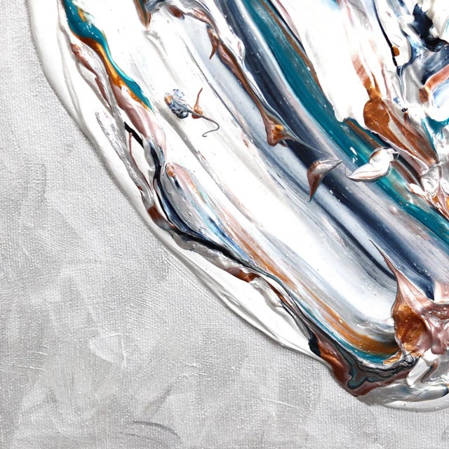 "Bloom No. 4" Contemporary Abstract Acrylic Painting by Cynthia Coulombe-Bégin For Sale - Image 4 of 10