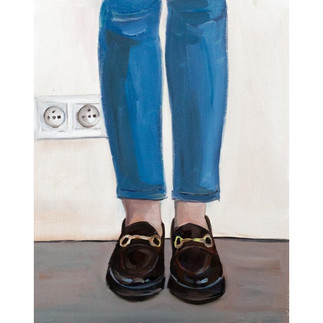 Justyna Kuklo, Melancholy Iib (Shoues), 2025, Oil on Canvas, Framed For Sale - Image 6 of 6