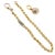 Gold Pomellato 18k Gold Bracelet With Ball Charm Pendant For Sale - Image 8 of 9