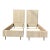 Callas Oak Twin Bedframes - Set of 2 For Sale