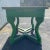 Kelly Green Painted French Farmhouse Extension Dining Table For Sale - Image 4 of 13