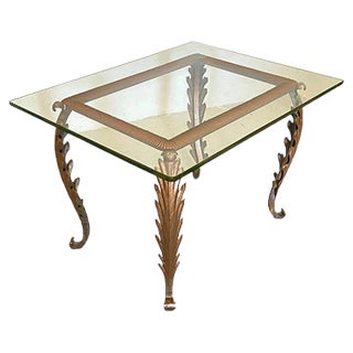 Coffee Table from Cristal Art, 1950s For Sale