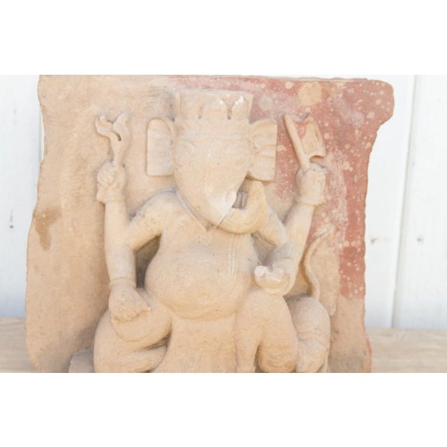 Indian Sandstone Ganesha Temple Carving For Sale In Los Angeles - Image 6 of 11