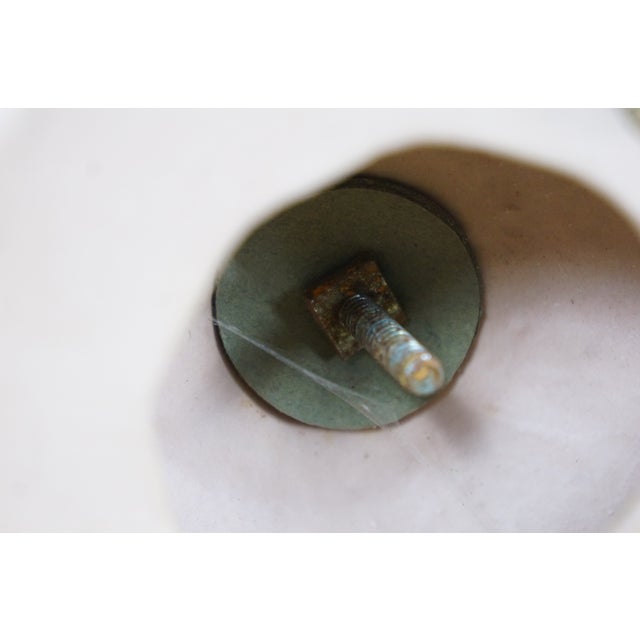 Mid 20th Century 2 St Regis American Porcelain Pink Floral Mantel Vases Trophy Urns 12" For Sale - Image 14 of 17