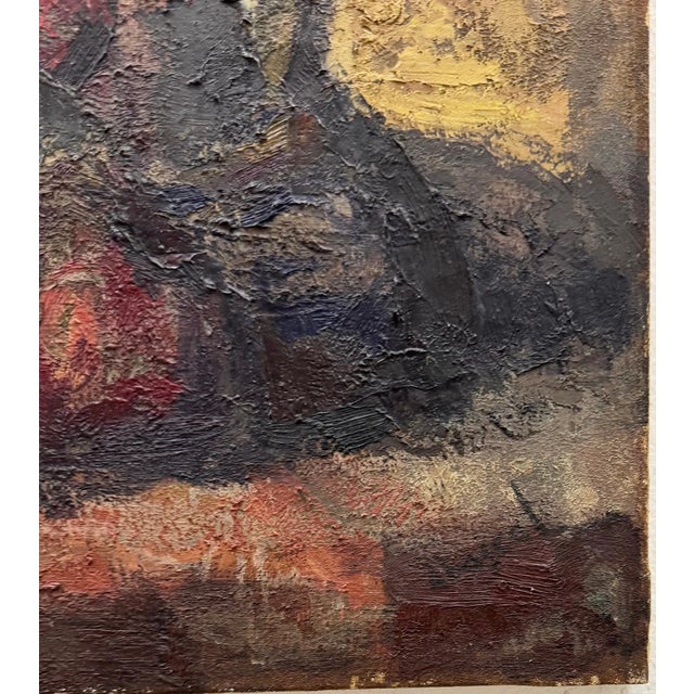 A still life on heavily textured canvas by Spanish artist and author ADOLFO RUIZ ABASCAL (1929-2012). The homely subject...