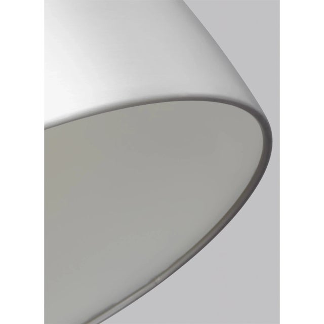 Sean Lavin by Visual Comfort Studio Brynne Medium LED Pendant, Satin Nickel For Sale In Greenville, SC - Image 6 of 10