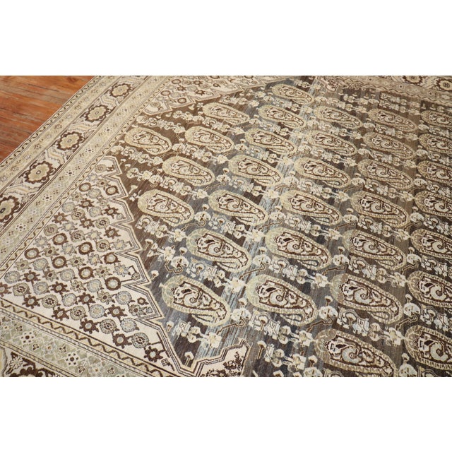 Antique Persian Malayer Rug For Sale - Image 9 of 18