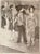 Original Lithograph "Gathering" New York by Raphael Soyer American Art 24" X 28". For Sale - Image 4 of 9