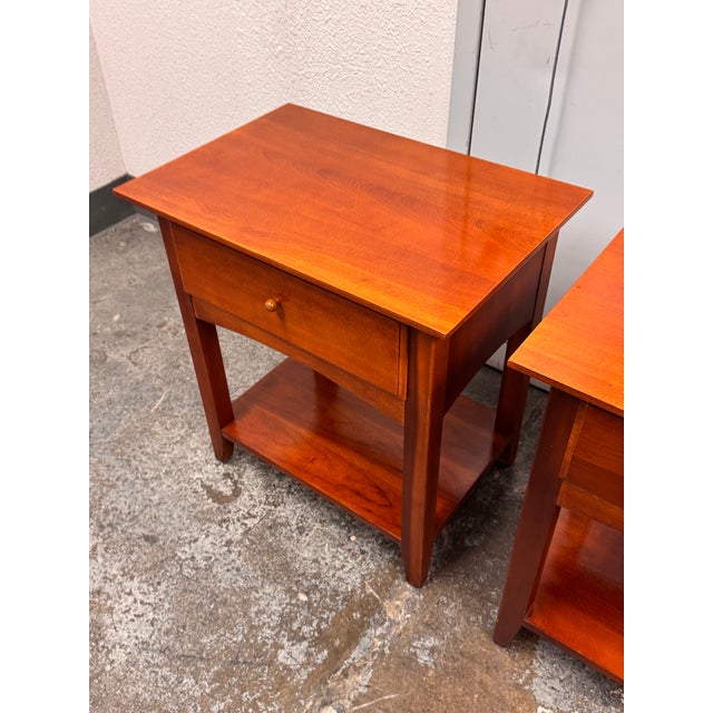 Circa 1999 Impressions by Thomasville Bridges Collection Nightstands, Pair For Sale In San Francisco - Image 6 of 12