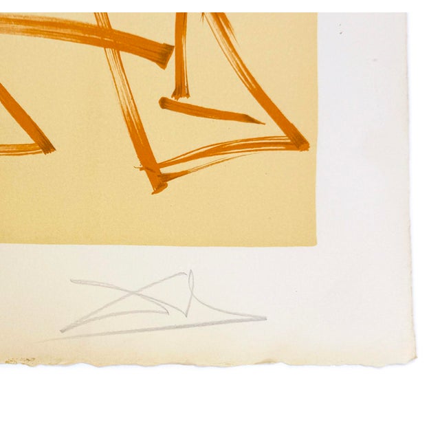 From "Les Vitraux" portfolio. Lithograph in colors on arches paper. Hand signed lower right by Salvador Dali. Hand...