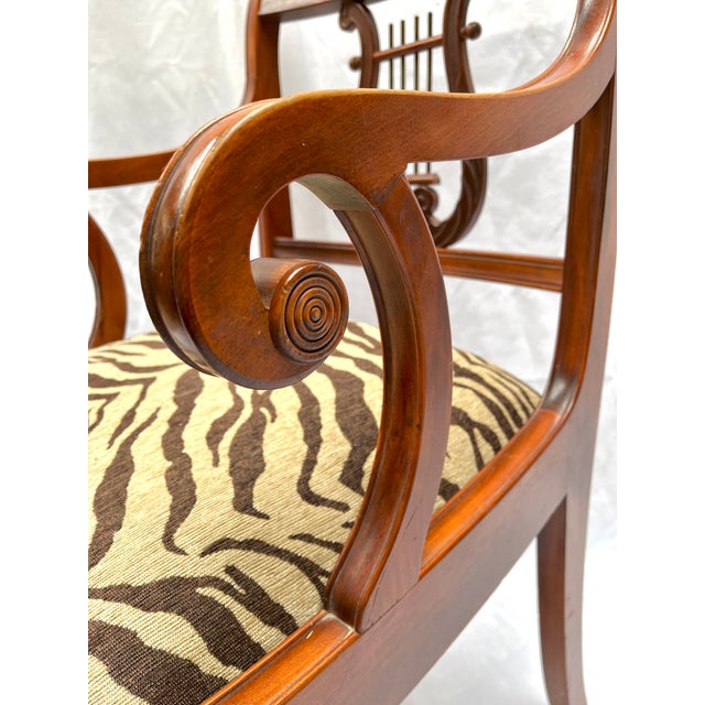 Mid 20th Century Vintage Harp Back Arm Chair Chairish