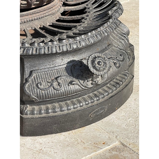 Gray Napoleon III Cast Iron Stove For Sale - Image 8 of 18