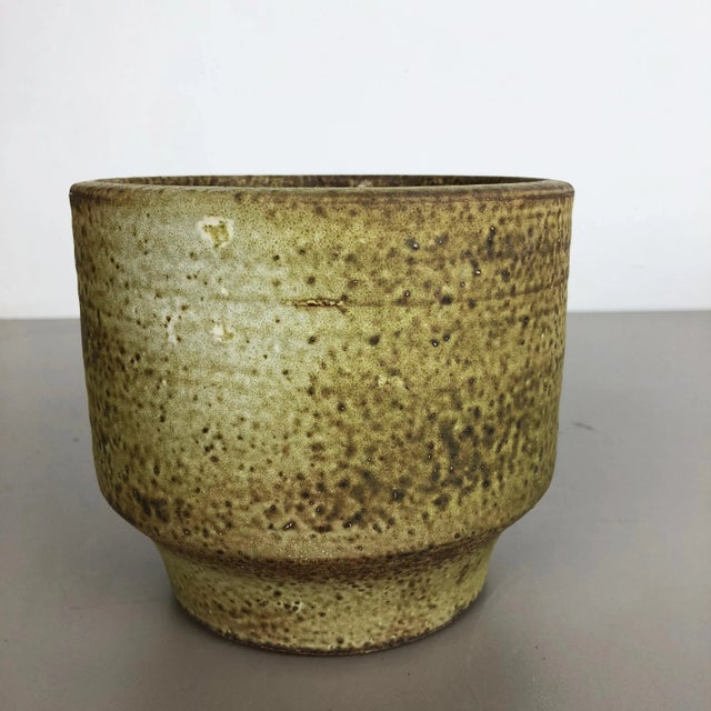 Khaki Ceramic Vases by Piet Knepper for Mobach, 1970s, Set of 3 For Sale - Image 8 of 18