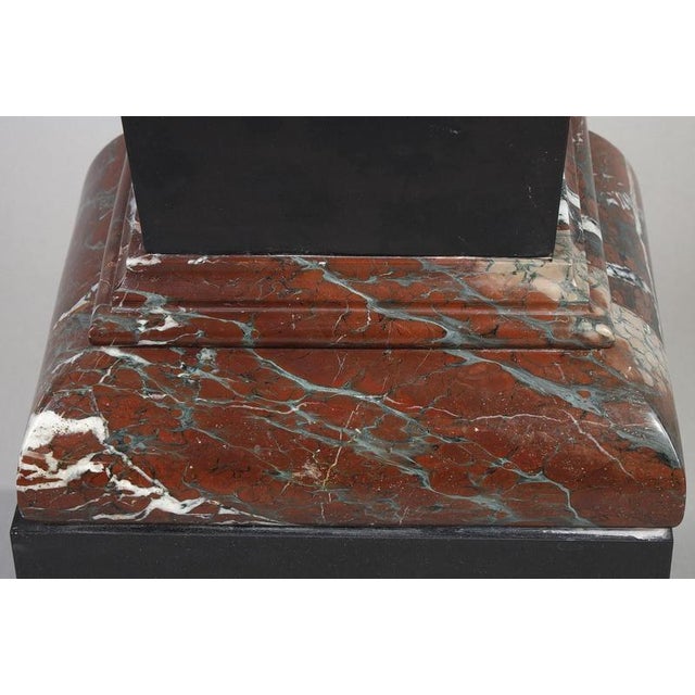 Black and Red 19th Century Pedestals, 1880, Set of 2 For Sale - Image 11 of 18