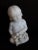 Metal Small Antique Alabaster Figure of Child from Hofkunstanstalt Kochendörfer For Sale - Image 7 of 10